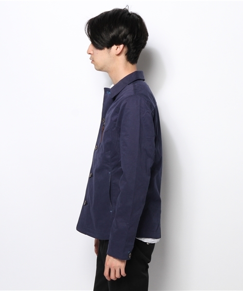 SHIPS(シップス)の「SCO: ツイル カバージャケット(ブルゾン・メンズ・ネイビー/ピンクゴールド/オリーブ・LARGE/MEDIUM/SMALL)」の4枚目の写真