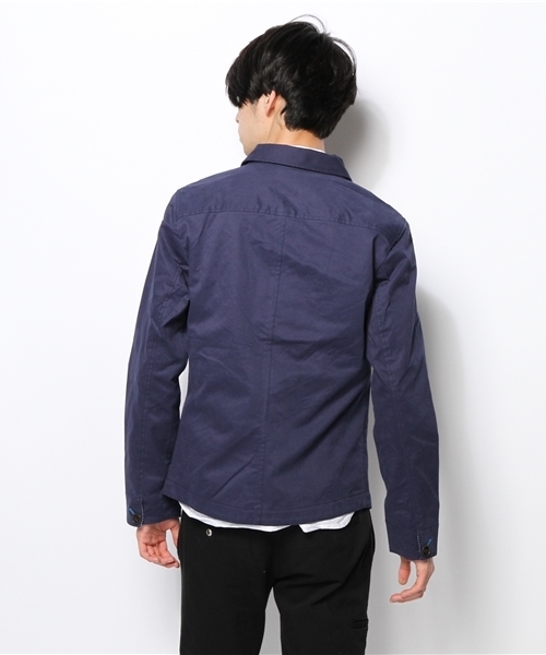 SHIPS(シップス)の「SCO: ツイル カバージャケット(ブルゾン・メンズ・ネイビー/ピンクゴールド/オリーブ・LARGE/MEDIUM/SMALL)」の11枚目の写真