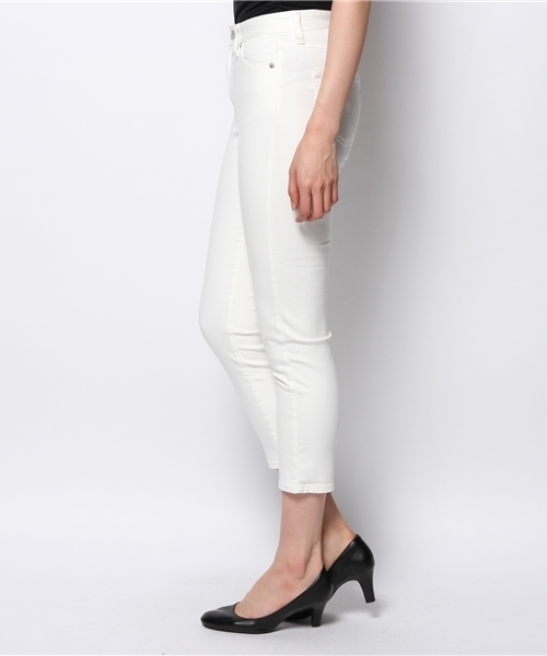 green label relaxing(グリーンレーベルリラクシング)の「◆GC C/PU WHT サブリナパンツ ◆(その他パンツ・レディース・オフホワイト・40/42/34/38/36/44)」の3枚目の写真
