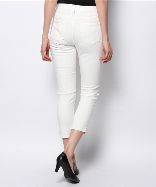 green label relaxing(グリーンレーベルリラクシング)の「◆GC C/PU WHT サブリナパンツ ◆(その他パンツ・レディース・オフホワイト・40/42/34/38/36/44)」の4枚目の写真