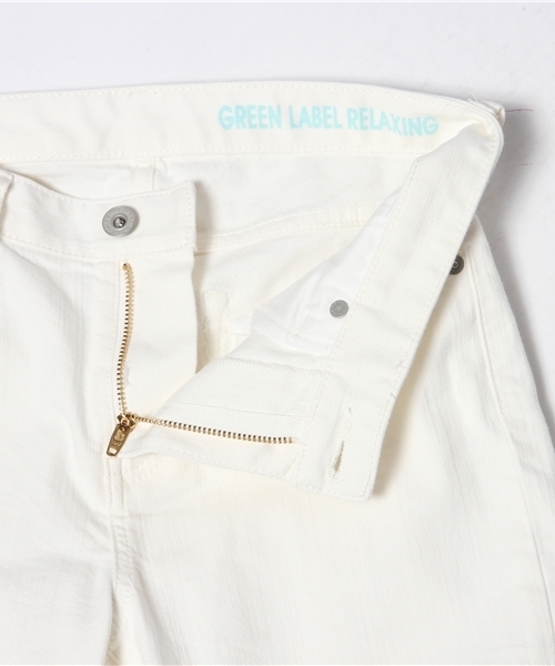 green label relaxing(グリーンレーベルリラクシング)の「◆GC C/PU WHT サブリナパンツ ◆(その他パンツ・レディース・オフホワイト・40/42/34/38/36/44)」の9枚目の写真