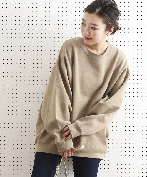 大気 ラボ ぎこちない ベージュ トレーナー レディース Allphotoevents Com