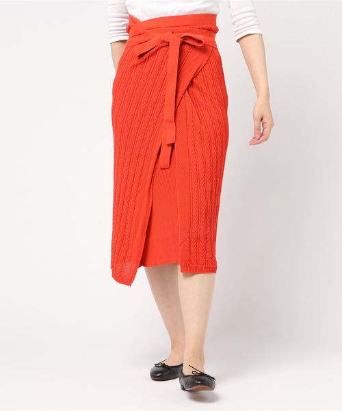 FREAK'S STORE（フリークスストア）の「unfil/アンフィル high twist cotton cableknit wrap