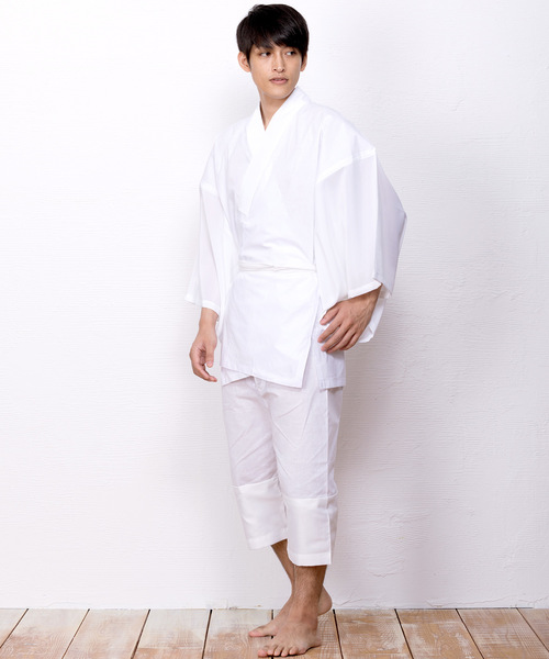 KYOETSU（キョウエツ）の「洗えるメンズ半襦袢（和装小物・メンズ・ホワイト/グレー/ネイビー/ブラウン/ブラック・LL/S/M/L）」の9枚目の写真