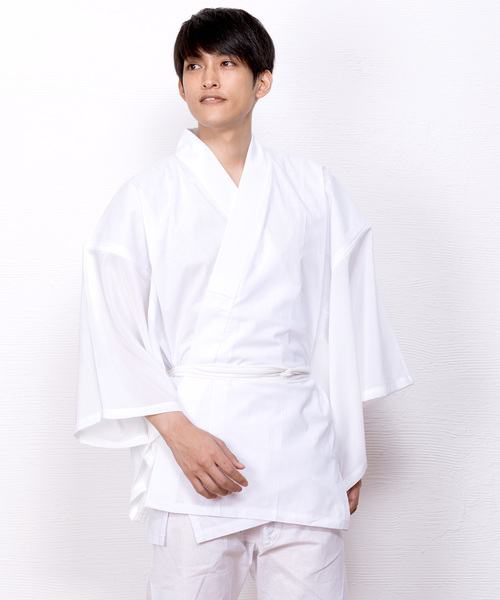 KYOETSU（キョウエツ）の「洗えるメンズ半襦袢（和装小物・メンズ・ホワイト/グレー/ネイビー/ブラウン/ブラック・LL/S/M/L）」の18枚目の写真