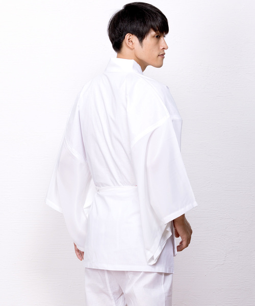 KYOETSU（キョウエツ）の「洗えるメンズ半襦袢（和装小物・メンズ・ホワイト/グレー/ネイビー/ブラウン/ブラック・LL/S/M/L）」の6枚目の写真