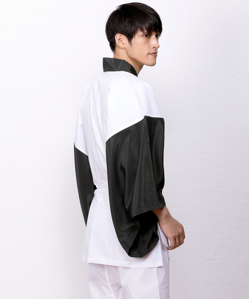 KYOETSU（キョウエツ）の「洗えるメンズ半襦袢（和装小物・メンズ・ホワイト/グレー/ネイビー/ブラウン/ブラック・LL/S/M/L）」の16枚目の写真