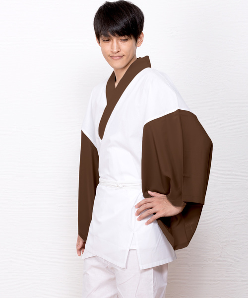 KYOETSU（キョウエツ）の「洗えるメンズ半襦袢（和装小物・メンズ・ホワイト/グレー/ネイビー/ブラウン/ブラック・LL/S/M/L）」の13枚目の写真