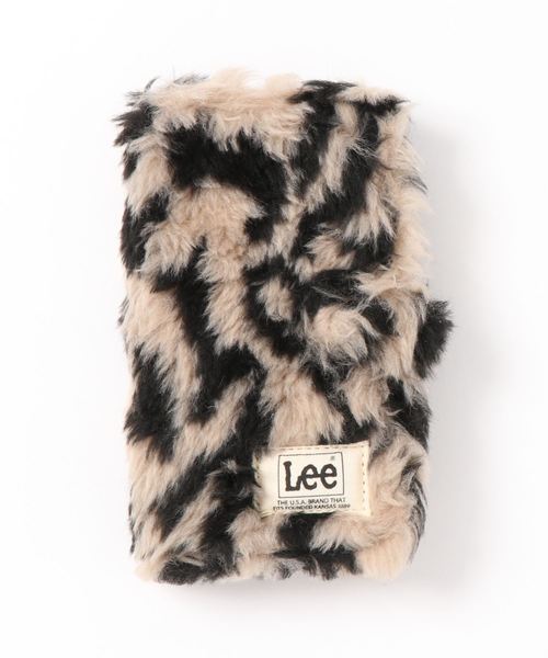 SMIR NASLI(サミールナスリ)の「【Lee×SMIRNASLI】ボアモバイルケース X/Xs(スマホケース/カバー・レディース・ベージュ/オフホワイト/ピンク/グリーン/レオパード・フリー)」の5枚目の写真
