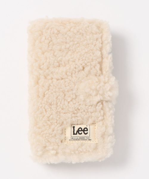 SMIR NASLI(サミールナスリ)の「【Lee×SMIRNASLI】ボアモバイルケース X/Xs(スマホケース/カバー・レディース・ベージュ/オフホワイト/ピンク/グリーン/レオパード・フリー)」の2枚目の写真