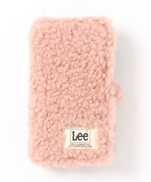 SMIR NASLI(サミールナスリ)の「【Lee×SMIRNASLI】ボアモバイルケース X/Xs(スマホケース/カバー・レディース・ベージュ/オフホワイト/ピンク/グリーン/レオパード・フリー)」の1枚目の写真
