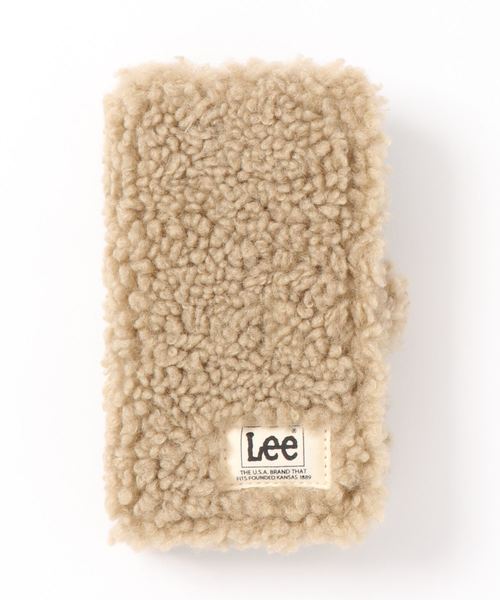 SMIR NASLI(サミールナスリ)の「【Lee×SMIRNASLI】ボアモバイルケース X/Xs(スマホケース/カバー・レディース・ベージュ/オフホワイト/ピンク/グリーン/レオパード・フリー)」の4枚目の写真