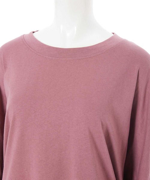 fifth(フィフス)の「カットオフオーバーサイズロングTシャツ(Tシャツ/カットソー・レディース・ブラック/パープル/ホワイト・MEDIUM)」の13枚目の写真