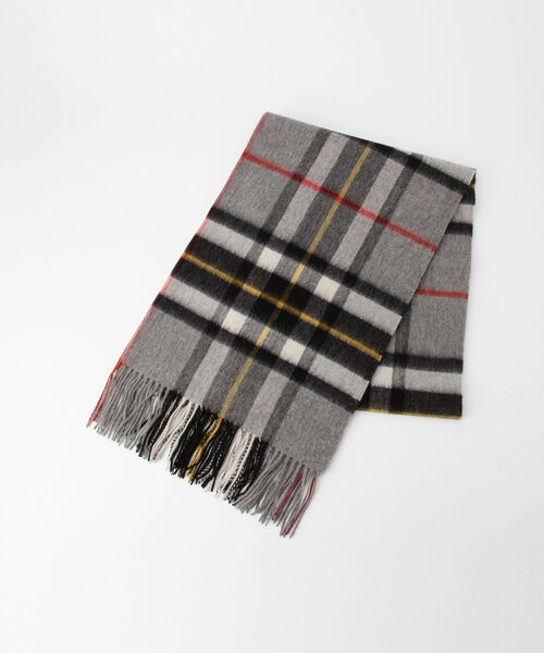 NOLLEY’S（ノーリーズ）の「【TWEED MILL/ツイードミル】チェックストール（ストール/ショール・レディース・ブラック系その他/ブラウン系その他/イエロー系その他/ホワイト系その他2/ブラック系その他2・FREE）」の2枚目の写真