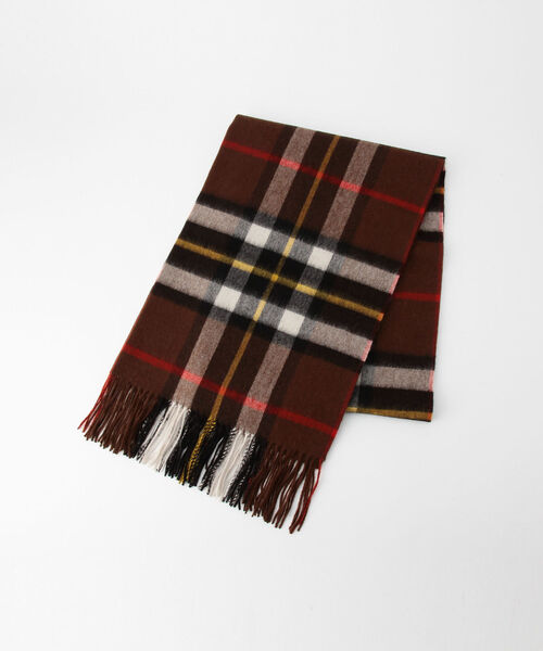 NOLLEY’S（ノーリーズ）の「【TWEED MILL/ツイードミル】チェックストール（ストール/ショール・レディース・ブラック系その他/ブラウン系その他/イエロー系その他/ホワイト系その他2/ブラック系その他2・FREE）」の4枚目の写真