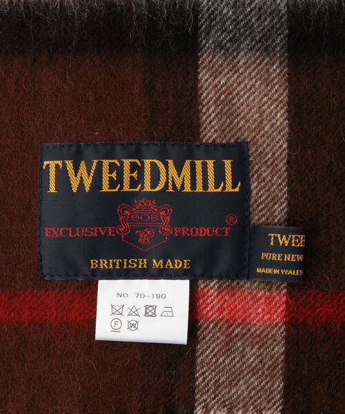 NOLLEY’S（ノーリーズ）の「【TWEED MILL/ツイードミル】チェックストール（ストール/ショール・レディース・ブラック系その他/ブラウン系その他/イエロー系その他/ホワイト系その他2/ブラック系その他2・FREE）」の12枚目の写真