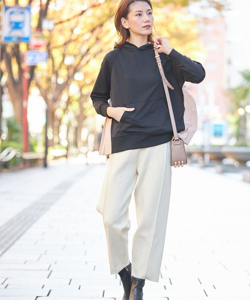 ap retro(アプレトロ)の「ニットワイドパンツ【ZOZO限定アイテム】(その他パンツ・レディース・ライトグレー/ブラック/ベージュ・FREE)」の13枚目の写真