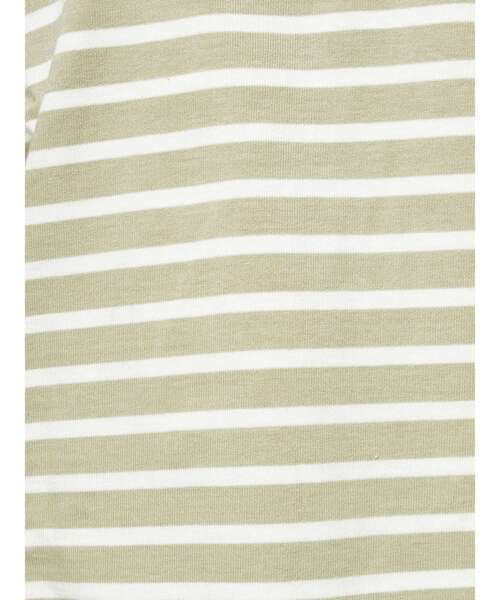 Ungrid（アングリッド）の「サイドスリットボーダーロングスリーブTee（Tシャツ/カットソー・レディース・ダークブラウン/ミント/ラベンダー/オフホワイト・FREE）」の7枚目の写真