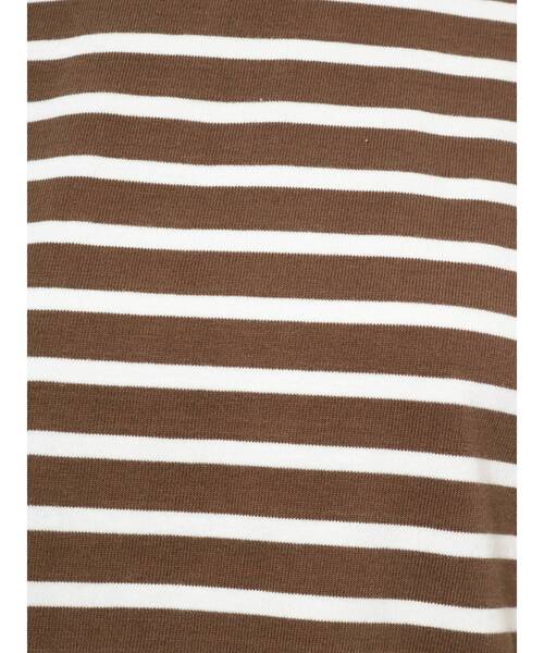 Ungrid（アングリッド）の「サイドスリットボーダーロングスリーブTee（Tシャツ/カットソー・レディース・ダークブラウン/ミント/ラベンダー/オフホワイト・FREE）」の6枚目の写真