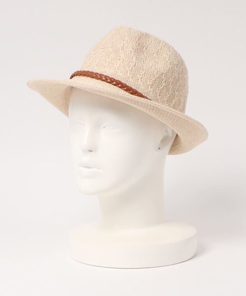 チャイハネ（チャイハネ）の「【チャイハネ】変わり編みハット（ハット・メンズ・ホワイト/グレー・FREE）」の3枚目の写真