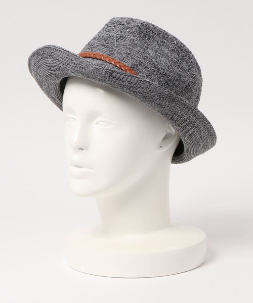 チャイハネ（チャイハネ）の「【チャイハネ】変わり編みハット（ハット・メンズ・ホワイト/グレー・FREE）」の9枚目の写真