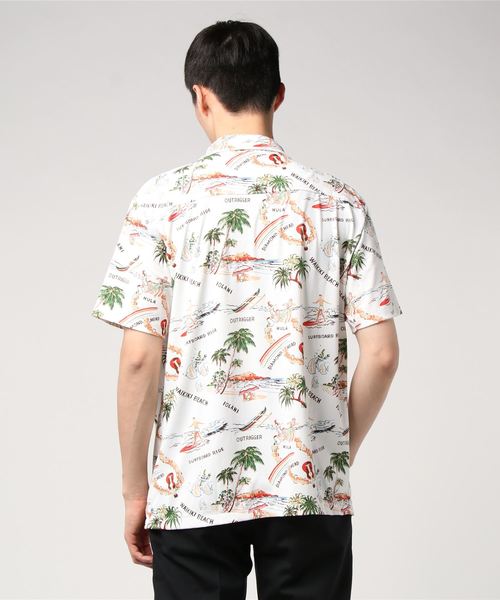 roial（ロイアル）の「ROIAL/ロイヤル R001MCO01 アロハシャツ（シャツ/ブラウス・メンズ・ネイビー/ホワイト・M/L）」の3枚目の写真