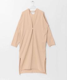 BACK TAPE KNIT ONE-PIECE