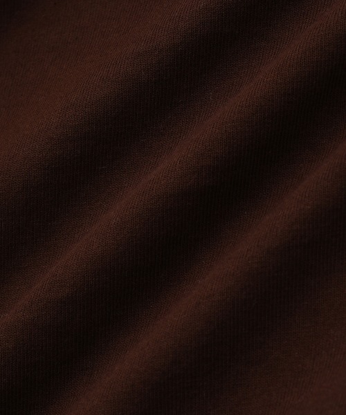 ADAM ET ROPE'（アダムエロペ）の「〈ヘビーウェイト〉ドヅメスウェット ドロップショルダーT（Tシャツ/カットソー・メンズ・ホワイト/ライトグレー/ブラウン系その他・M/L）」の6枚目の写真