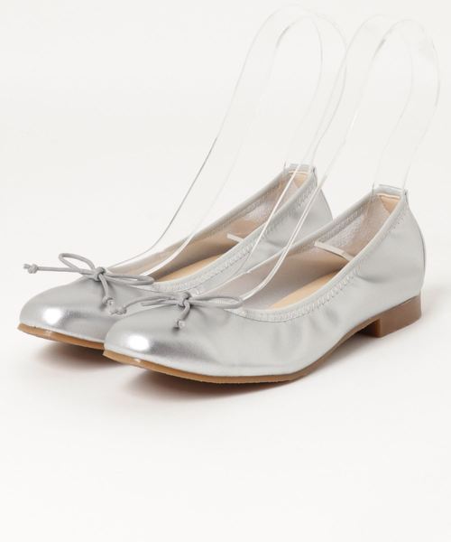 Louise coeur（ルイーズクー）の「【Made in Japan】Louise coeur 191834  フラットシューズ（バレエシューズ・レディース・ブラック/シルバー/ミント/キャメル・23.5cm/24.5cm/23.0cm/24.0cm/22.5cm）」の4枚目の写真