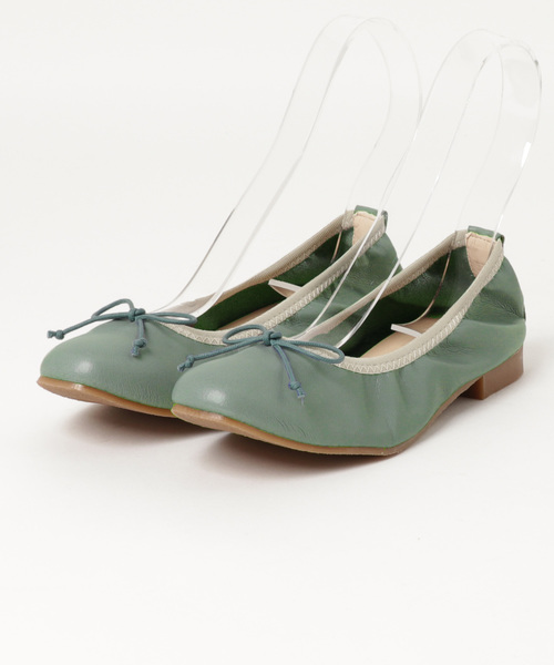 Louise coeur（ルイーズクー）の「【Made in Japan】Louise coeur 191834  フラットシューズ（バレエシューズ・レディース・ブラック/シルバー/ミント/キャメル・23.5cm/24.5cm/23.0cm/24.0cm/22.5cm）」の3枚目の写真