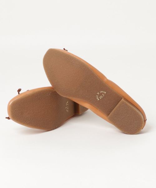 Louise coeur（ルイーズクー）の「【Made in Japan】Louise coeur 191834  フラットシューズ（バレエシューズ・レディース・ブラック/シルバー/ミント/キャメル・23.5cm/24.5cm/23.0cm/24.0cm/22.5cm）」の6枚目の写真