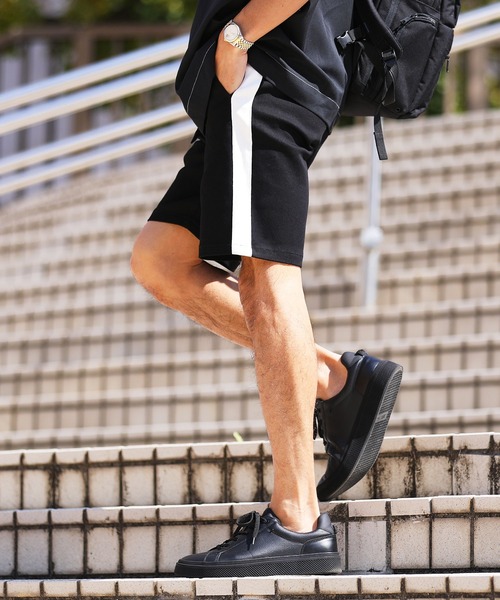 jiggys shop(ジギーズショップ)の「ストレッチ ツイル 短パン ショートパンツ(その他パンツ・メンズ・ブラウン系その他4/ブラック/ブラック系その他/グレー系その他/ホワイト/ホワイト系その他/ホワイト×ネイビー/ホワイト系その他2/ホワイト系その他3/ブラウン/モカ/ブラウン系その他/ブラウン系その他2/ブラウン系その他3/ベージュ/ピンク/ネイビー/インディゴブルー/ライトブルー/サックスブルー/ブラック系その他2/グレイッシュベージュ/ブラウン系その他5/ブルー系その他/グレー系その他2/ブラック系その他3/ブラック系その他4/チャコールグレー/グレー系その他3/イエロー/カーキ/ピンク系その他/アイボリー/グレー系その他4・SMALL/MEDIUM/LARGE/X-LARGE)」の9枚目の写真