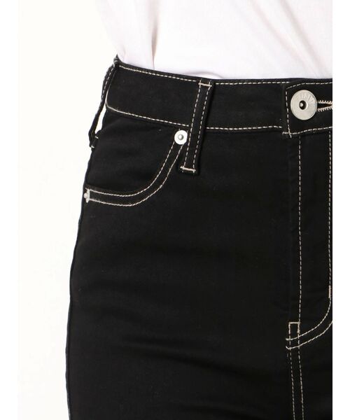 GYDA（ジェイダ）の「ワンウォッシュハイウエストパンツ（デニムパンツ・レディース・ブラック/インディゴブルー・SMALL/MEDIUM/X-SMALL/XX-SMALL）」の19枚目の写真