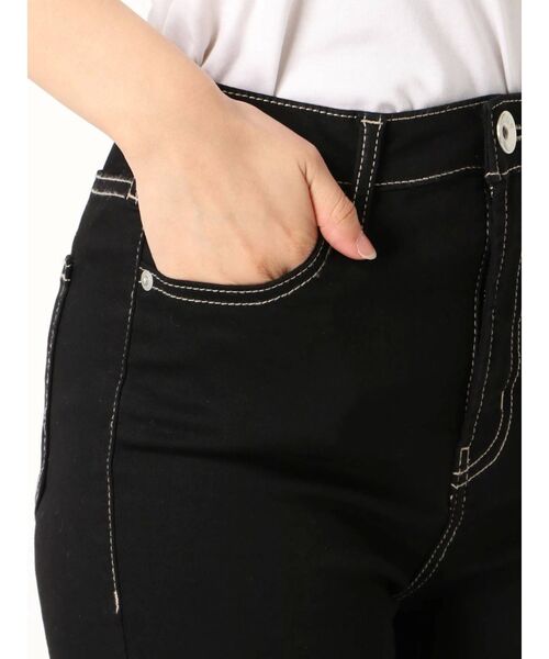 GYDA（ジェイダ）の「ワンウォッシュハイウエストパンツ（デニムパンツ・レディース・ブラック/インディゴブルー・SMALL/MEDIUM/X-SMALL/XX-SMALL）」の21枚目の写真