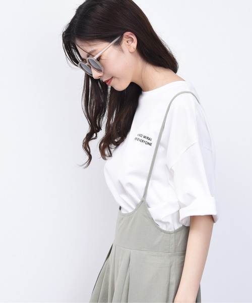 ap retro（アプレトロ）の「アソートバックプリントTEEシャツ【ZOZO限定アイテム】（Tシャツ/カットソー・レディース・ホワイト系その他/ベージュ系その他/オフホワイト/ブラック/ベージュ/ブラック系その他/ブラウン系その他/グレー系その他2/ベージュ系その他3/ライトベージュ/テラコッタ/チャコールグレー/ブラウン系その他2/ブラウン・FREE）」の22枚目の写真