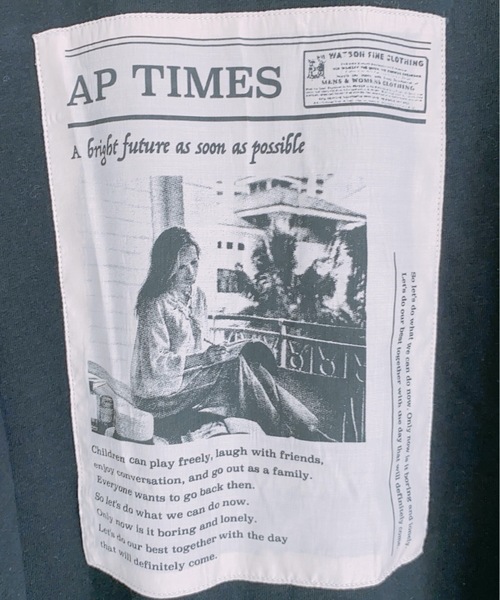 ap retro（アプレトロ）の「アソートバックプリントTEEシャツ【ZOZO限定アイテム】（Tシャツ/カットソー・レディース・ホワイト系その他/ベージュ系その他/オフホワイト/ブラック/ベージュ/ブラック系その他/ブラウン系その他/グレー系その他2/ベージュ系その他3/ライトベージュ/テラコッタ/チャコールグレー/ブラウン系その他2/ブラウン・FREE）」の15枚目の写真