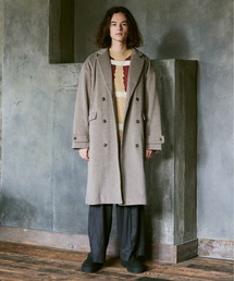 CASPER JOHN | Melton Double Chesterfield Coat/メルトンダブルチェスターコート(チェスターコート)