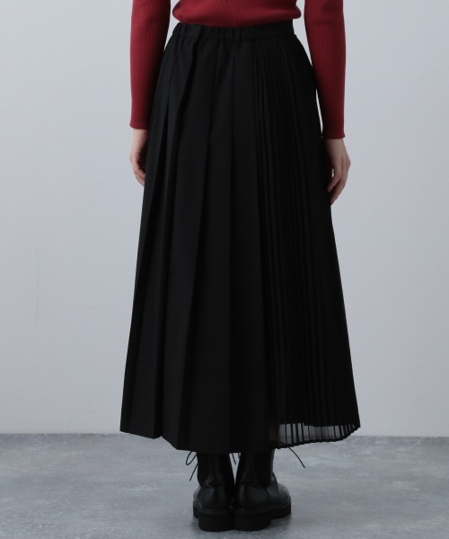 archivio 黒 プリーツスカート ダブルボタン 楽天市場】ミニスカート スカート フリル プリーツスカート