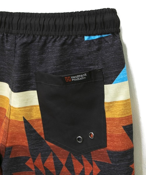 Healthknit Product(ヘルスニットプロダクト)の「Healthknit Product/ヘルスニットプロダクト スイミングパンツ(水着・メンズ・ブラック/その他1/チェック/トリコロール・LARGE/X-LARGE/MEDIUM)」の15枚目の写真
