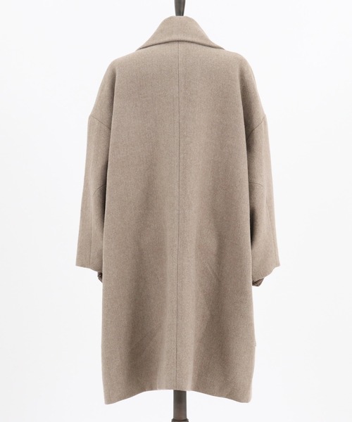 CAMBIO（カンビオ）の「mj7456-Over Size Double Chester Coat チェスターコート（チェスターコート・メンズ・チャコール/ライトベージュ/グレー・M/L）」の18枚目の写真