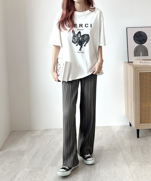 ディーゼル プリーツロングパンツ セール】好みの長さにセルフカット調整できる♪ランダムプリーツロング