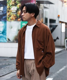 417 EDIFICE | 【ユニセックス】【BIG SHIRTS / ビックシャツ】 レギュラーカラー SH(シャツ/ブラウス)