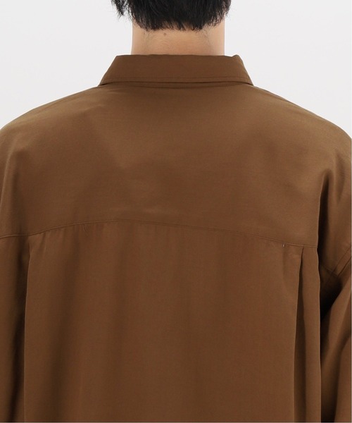 417 EDIFICE（フォーワンセブンエディフィス）の「【ユニセックス】【BIG SHIRTS / ビックシャツ】 レギュラーカラー SH（シャツ/ブラウス・メンズ・ピンク/ブラック/ブラウン/グリーン/ブルー・MEDIUM/LARGE/X-LARGE/SMALL）」の7枚目の写真