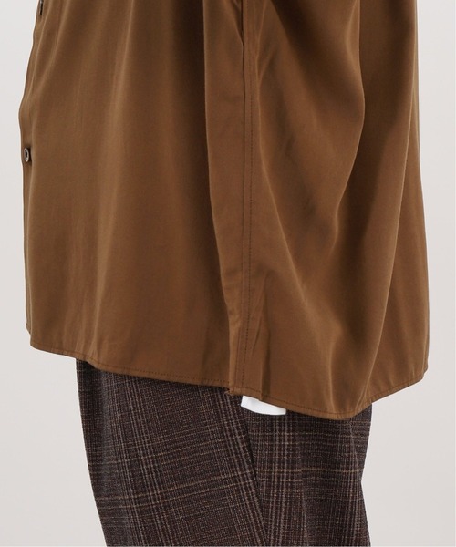 417 EDIFICE（フォーワンセブンエディフィス）の「【ユニセックス】【BIG SHIRTS / ビックシャツ】 レギュラーカラー SH（シャツ/ブラウス・メンズ・ピンク/ブラック/ブラウン/グリーン/ブルー・MEDIUM/LARGE/X-LARGE/SMALL）」の12枚目の写真