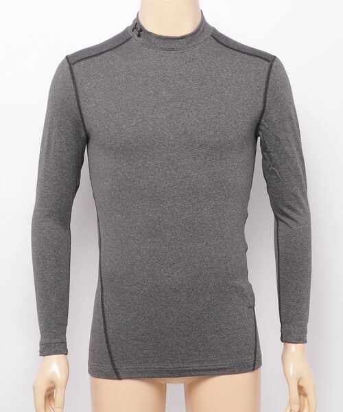 UNDER ARMOUR(アンダーアーマー)の「UAコールドギアアーマー モック(トレーニング/メンズ)(Tシャツ/カットソー・メンズ・ホワイト/ブラック/グレー/レッド/ロイヤルブルー/ダークネイビー/ブルー・SM/XL/LG/MD/XXL/4XL/3XL)」の3枚目の写真