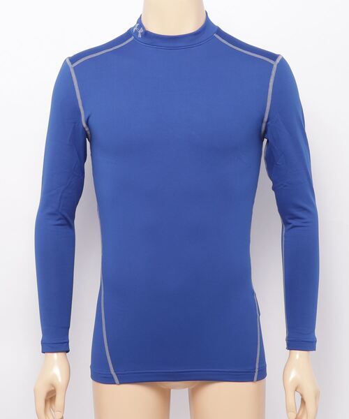 UNDER ARMOUR(アンダーアーマー)の「UAコールドギアアーマー モック(トレーニング/メンズ)(Tシャツ/カットソー・メンズ・ホワイト/ブラック/グレー/レッド/ロイヤルブルー/ダークネイビー/ブルー・SM/XL/LG/MD/XXL/4XL/3XL)」の5枚目の写真