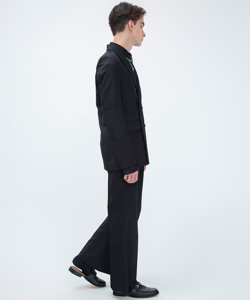 F（エフ）（エフ）の「【F】DOUBLE SLEEVE JACKET（テーラードジャケット・メンズ・ブラック・1/2）」の11枚目の写真