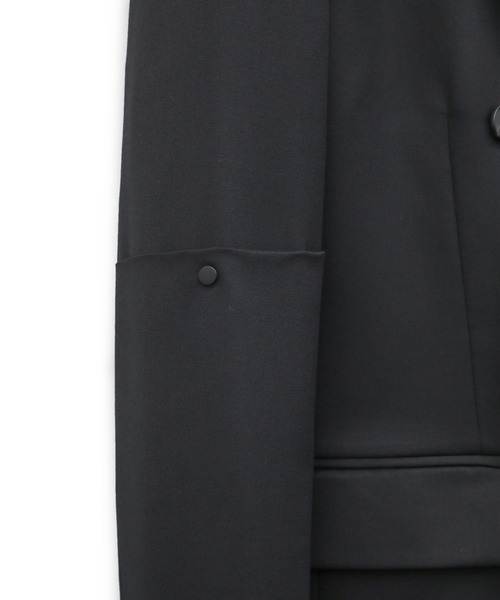 F（エフ）（エフ）の「【F】DOUBLE SLEEVE JACKET（テーラードジャケット・メンズ・ブラック・1/2）」の5枚目の写真