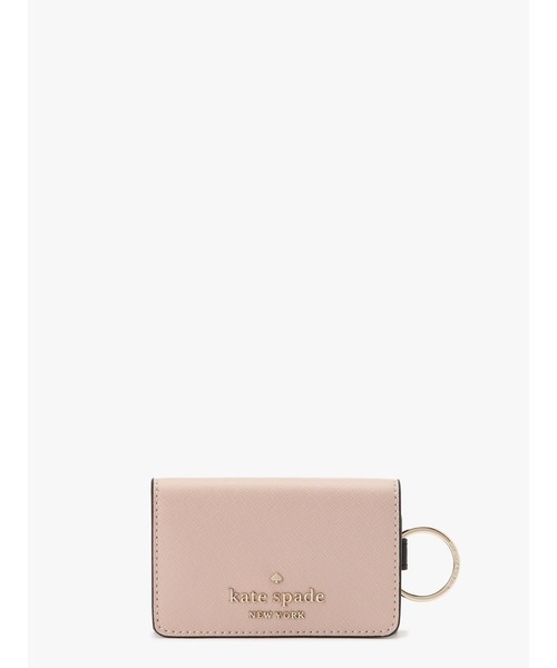 kate spade new york(ケイトスペード ニューヨーク)の「ステイシー カラーブロック キー ホルダー(キーホルダー)」|ホワイト系その他