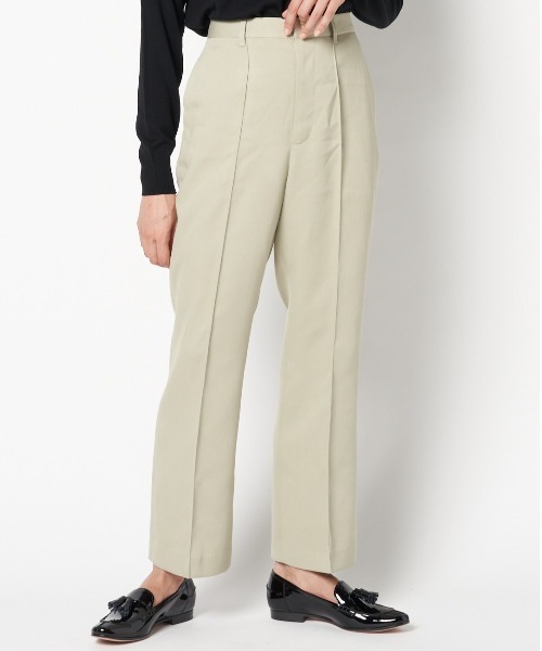 HELIOPOLE（エリオポール）の「アルデンツイルセミフレアパンツ（その他パンツ・レディース・ネイビー/クリーム/グリーン系その他・38/34）」の3枚目の写真